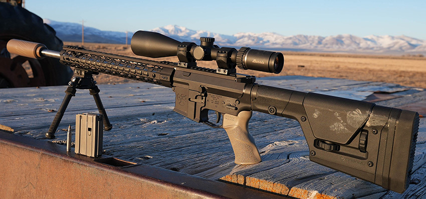 204 Ruger AR-15 used in the field for varmint hunting