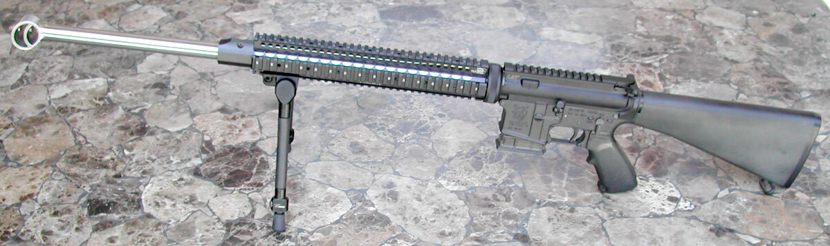 204 Ruger AR-15 rifle used for varmint hunting